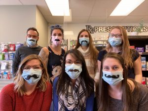 CareRx team wearing moustaches
